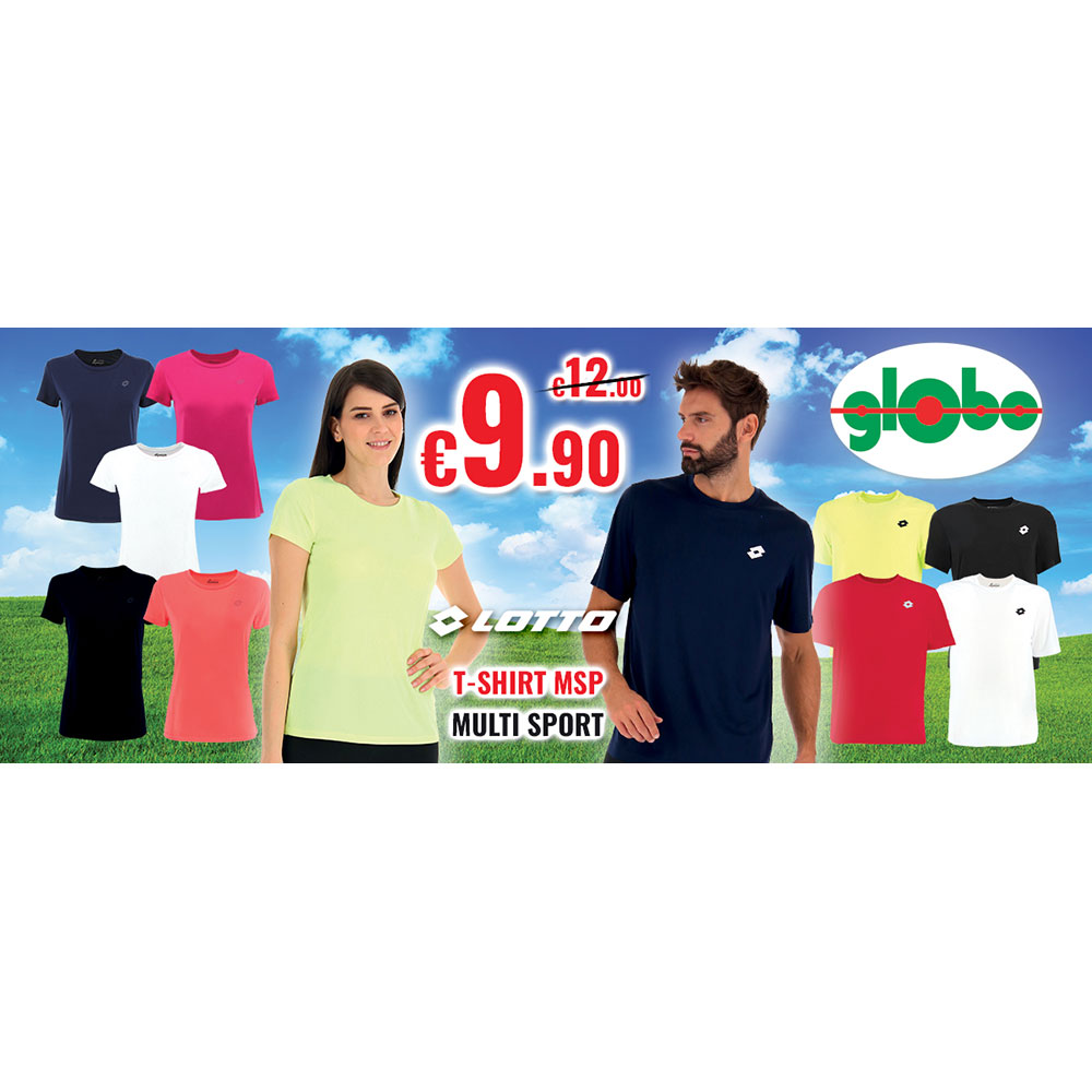 Promo Globo - T-shirt LOTTO - Valida dal 6 maggio 2022